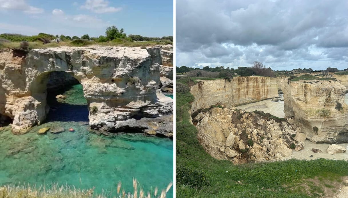 La leggenda sull'Arco degli Innamorati crollato a Melendugno