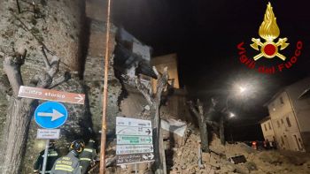 Crollo al Castello di Fabro