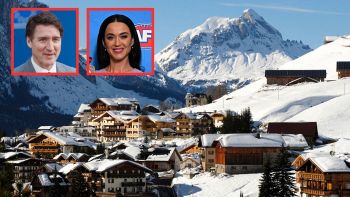Katy Perry e Justin Trudeau sulle Dolomiti