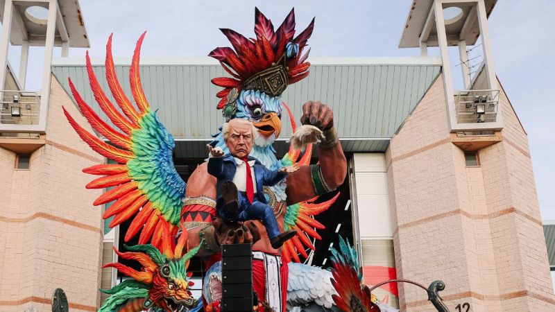 Carro Trump Viareggio