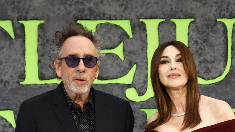 Monica Bellucci e Tim Burton