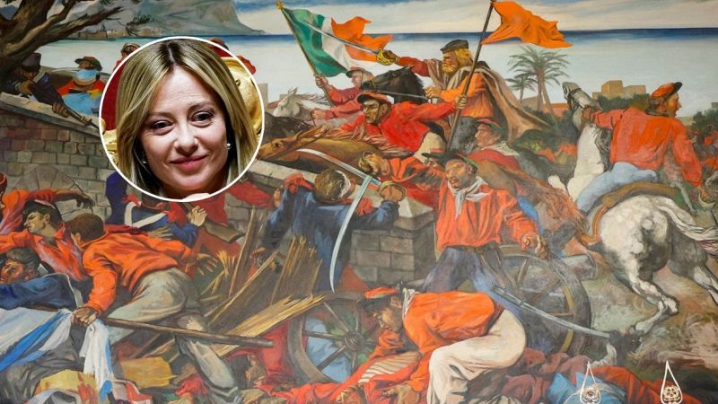 Meloni e 'Battaglia di Ponte dell'Ammiraglio'