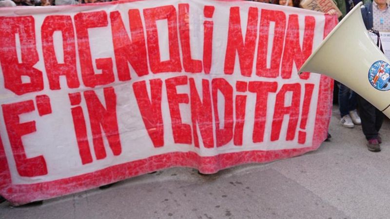 Proteste a Bagnoli