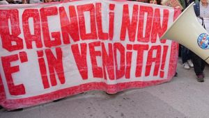 Proteste a Bagnoli