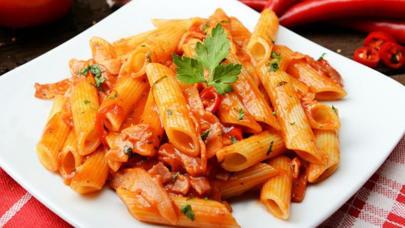 Pennette all'arrabbiata