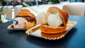 Brioche con gelato