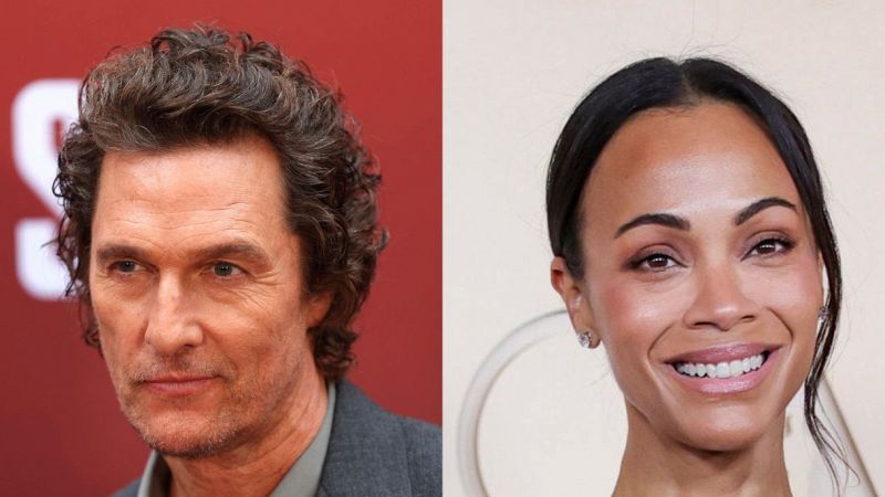 Matthew McConaughey e Zoe Saldana,