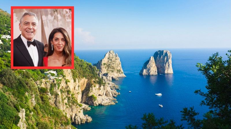 George Clooney a Capri