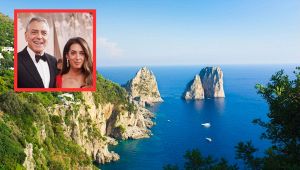 George Clooney a Capri
