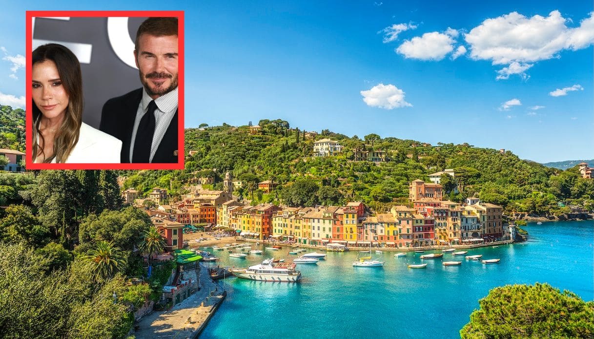 David e Victoria Beckham a Portofino