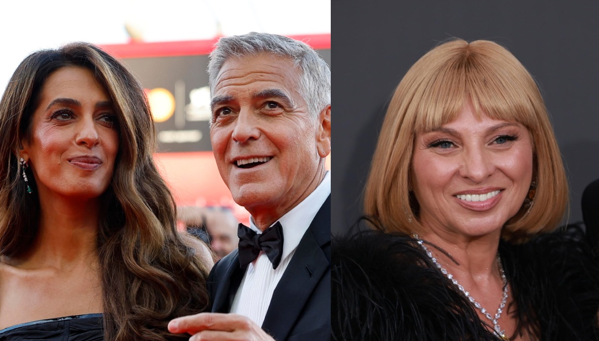 George Clooney, Amal Alamuddin e Angela Pearl