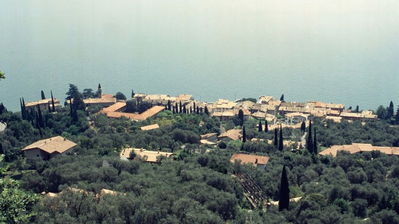 Gargnano, town on the Garda lake, in Brescia province, Italy