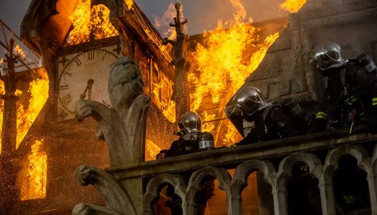 Notre-Dame in fiamme