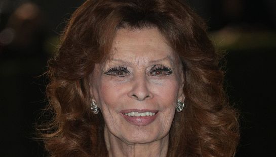 L'attrice Sophia Loren