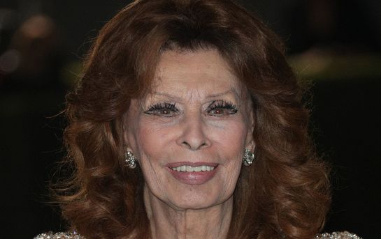 L'attrice Sophia Loren