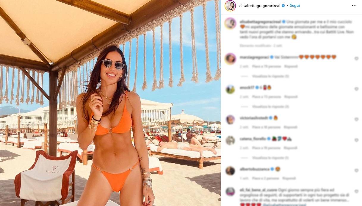 Chi si spoglia vince, Elisabetta Gregoraci è la prima concorrente