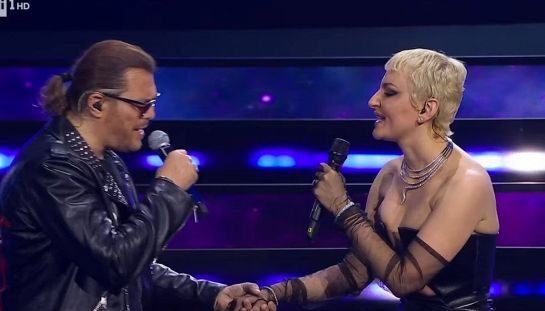 Gianluca Grignani e Arisa a Sanremo 2023
