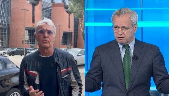 Enrico Mentana e Massimo Giletti
