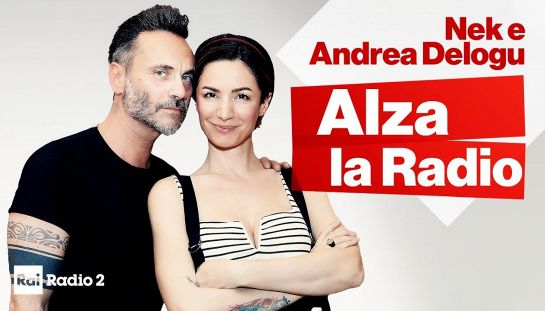 Nek e Andrea Delogu