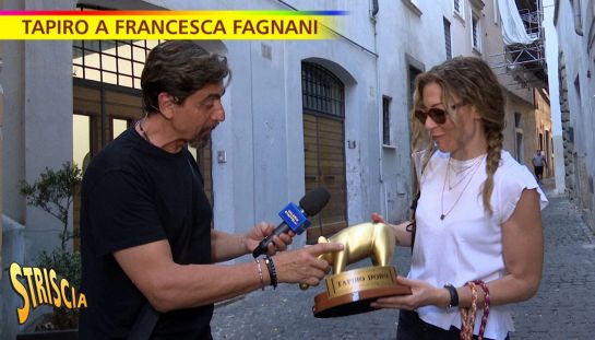 Tapiro d'oro a Francesca Fagnani