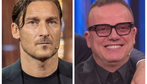 Francesco Totti e Gigi D'Alessio
