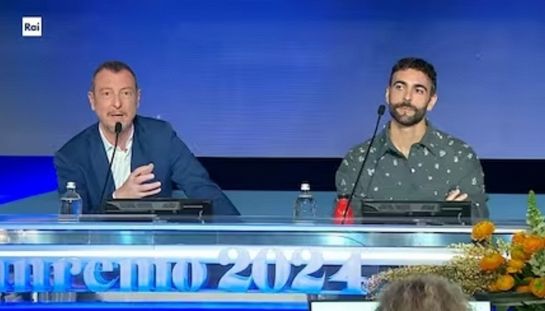 Sanremo 2024 - conferenza stampa prima serata