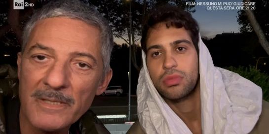 Fiorello e Mahmood fanno colpo su Whoopi Goldberg