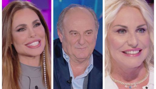 Ilary Blasi, Gerry Scotti e Antonella Clerici