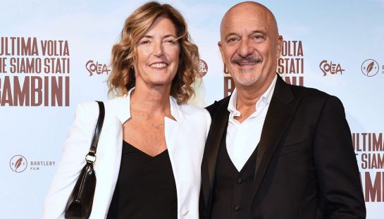 Claudio Bisio e Sandra Bonzi