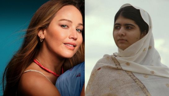 Jennifer Lawrence e Malala Yousafzai