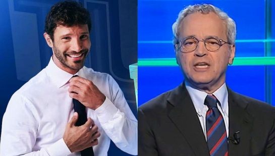 Affari Tuoi - Striscia la Notizia - De Martino - Mentana