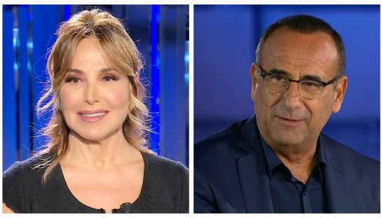 Barbara D'Urso e Carlo Conti