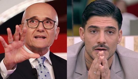 Grande Fratello Signorini rimprovera Lorenzo Spolverato