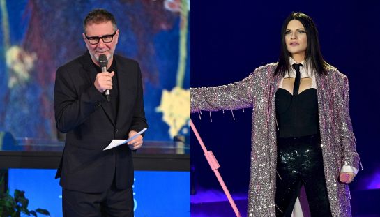 Laura Pausini ospite fa Fabio Fazio a Che Tempo Che Fa domenica 10 novembre 2024