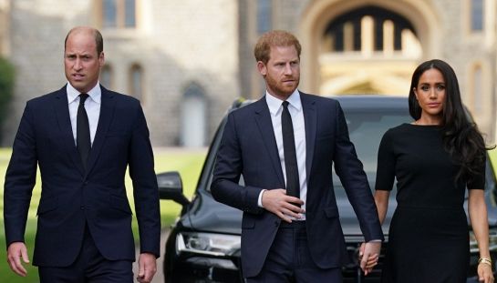 Principe William, Principe Harry e Meghan Markle