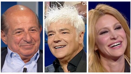 Giancarlo Magalli, Marcello Cirillo e Adriana Volpe