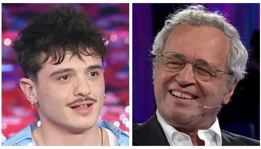 Enrico Mentana e Olly