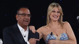 Carlo Conti e Laura Freddi