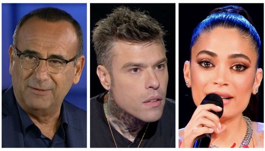 Fedez, Carlo Conti ed Elodie