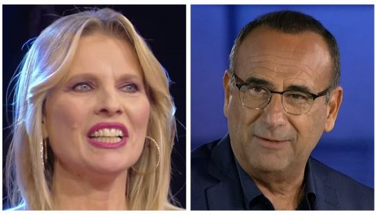 Laura Freddi e Carlo Conti