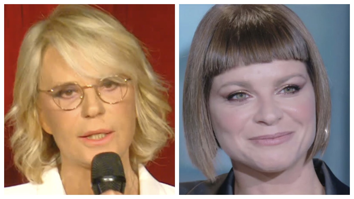 Maria De Filippi, il bacio al pancione di Alessandra Amoroso: il momento tenerissimo ad Amici