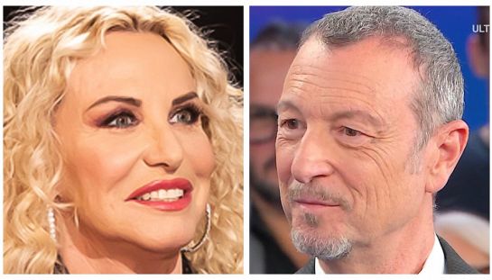 Antonella Clerici e Amadeus
