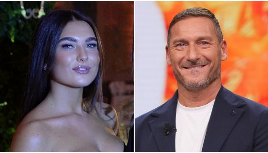 Totti show alla cresima della figlia di Noemi Bocchi, ma Chanel non c'è