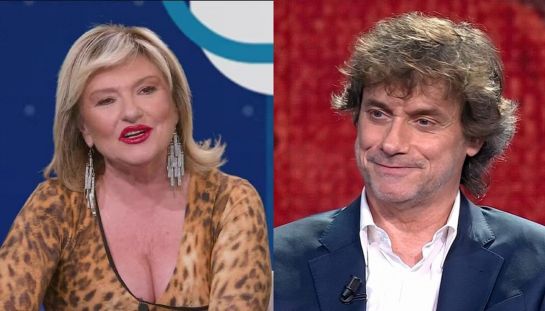 Monica Setta e Alberto Angela