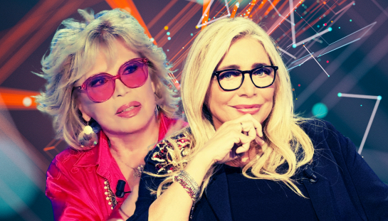 Amanda Lear e Mara Venier