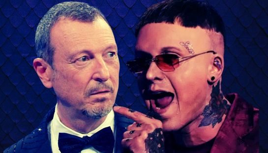 Lazza 'punge' Amadeus, frecciata social dopo il concerto a San Siro: cosa è successo Amadeus e Lazza concerto frecciate