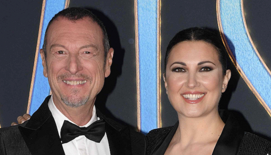 Amadeus e Giovanna Civitillo