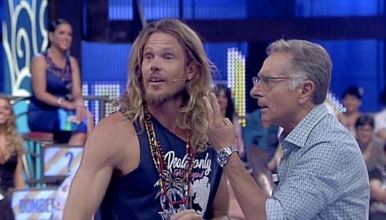 Bonolis e Daniel Nilsson