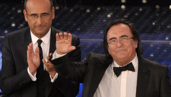 Carlo Conti e Al Bano - Sanremo 2015