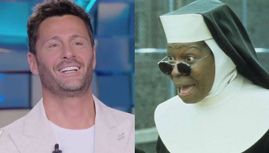 Filippo Bisciglia e Whoopi Goldberg